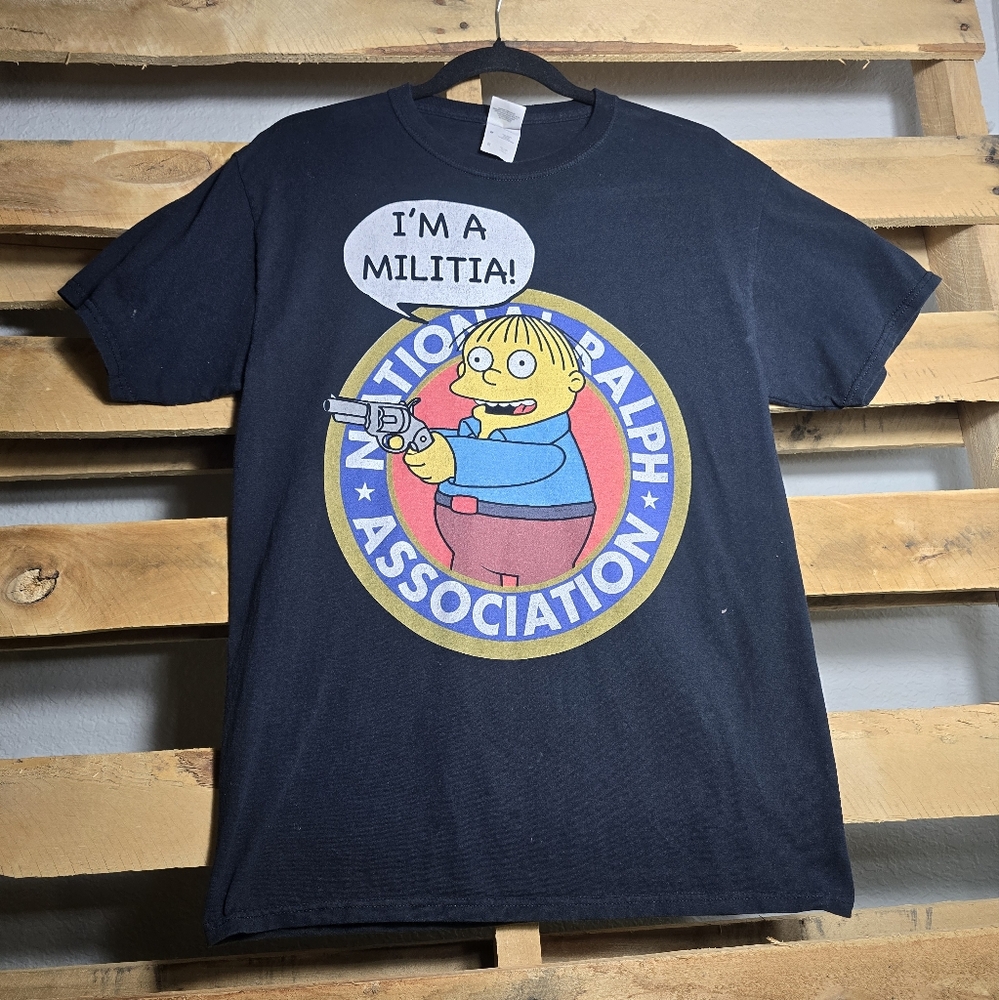 The Simpsons Ralph vintage t-shirt Size:M Color:Black